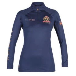 Aubrion Team Long Sleeve Base Layer 7 Aubrion Team Long Sleeve Base Layer -Riding Apparel Store team base layer navy front 8515A aubrion 16957.1644441968