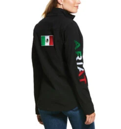 Ariat Team Softshell Mexico Jacket -Riding Apparel Store team mexico jacket black back 10031428 ariat 33463.1673560274