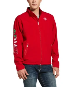 Men's Ariat Team Softshell Mexico Jacket 11 Men's Ariat Team Softshell Mexico Jacket -Riding Apparel Store team mexico softshell red front 10033525 ariat men 89791.1670379224