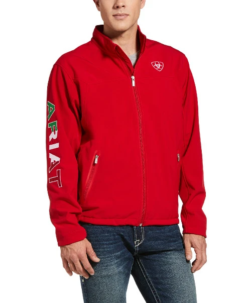 Men's Ariat Team Softshell Mexico Jacket 6 Men's Ariat Team Softshell Mexico Jacket - Image 6