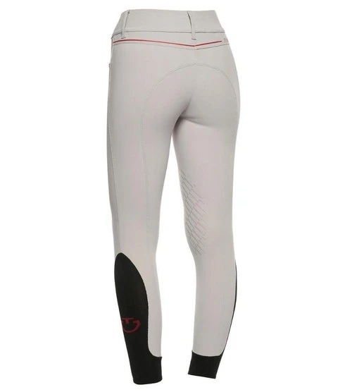 Cavalleria Toscana Team Red Stripe High Waist Breeches 2 Cavalleria Toscana Team Red Stripe High Waist Breeches - Image 2