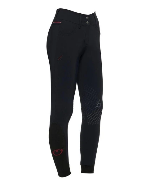 Cavalleria Toscana Team Red Stripe High Waist Breeches 10 Cavalleria Toscana Team Red Stripe High Waist Breeches - Image 10