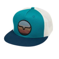 Kimes Ranch The Graduate Trucker Hat -Riding Apparel Store the graduate trucker hat teal hero 842606178963 kimes 20119.1684196149