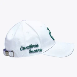 Cavalleria Toscana Tufted Stitch Cap 13 Cavalleria Toscana Tufted Stitch Cap -Riding Apparel Store tuffed stitch cap white green side CPU025 GA025 015L cavalleria toscana 00863.1678573886