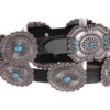 Kamberley Turquoise Concho Leather Belt