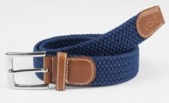 USG Casual Stretch Belts -Riding Apparel Store usg casual stretch belt solid navy 60526.1589058459