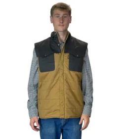 Men's Outback Trading Walker Vest -Riding Apparel Store walker vest brown hero outback 11357.1669083934