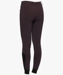 Girls Cavalleria Toscana Orbit Logo Breeches -Riding Apparel Store youth ct orbit breeches dk.purp back PAA016 JE010 3A00 cavalleria toscana 54742.1668822657